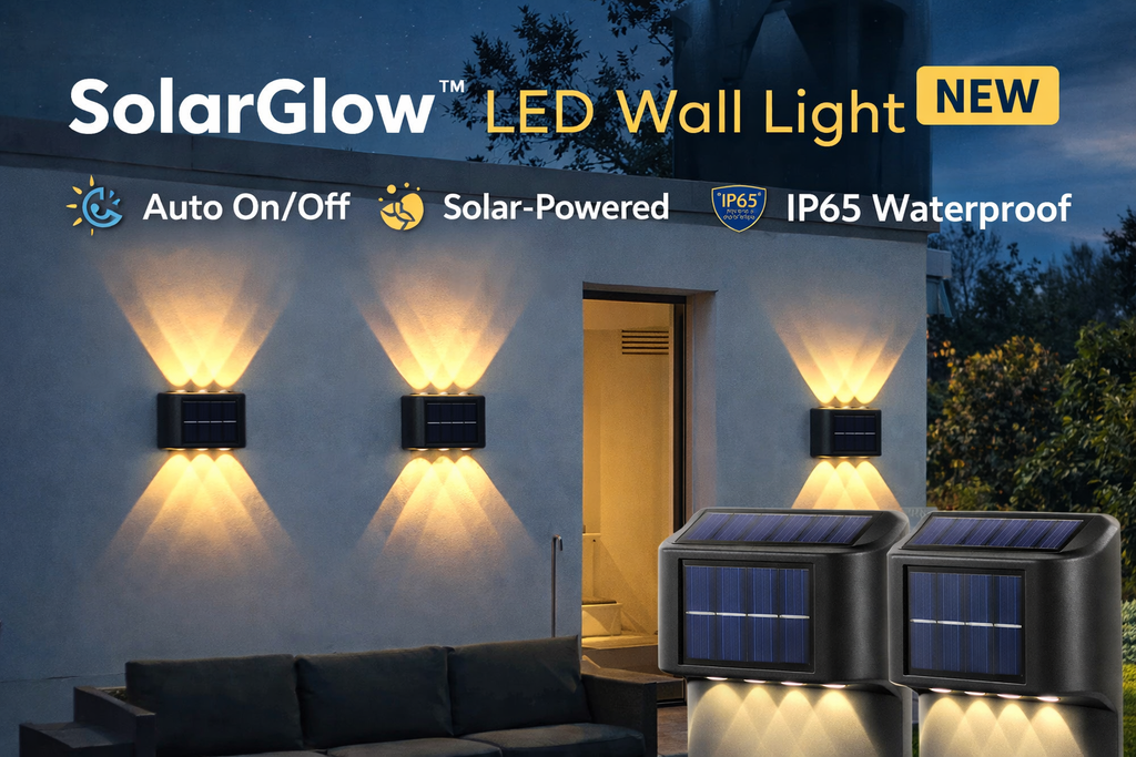 SolarGlow™ LED Wall Light
