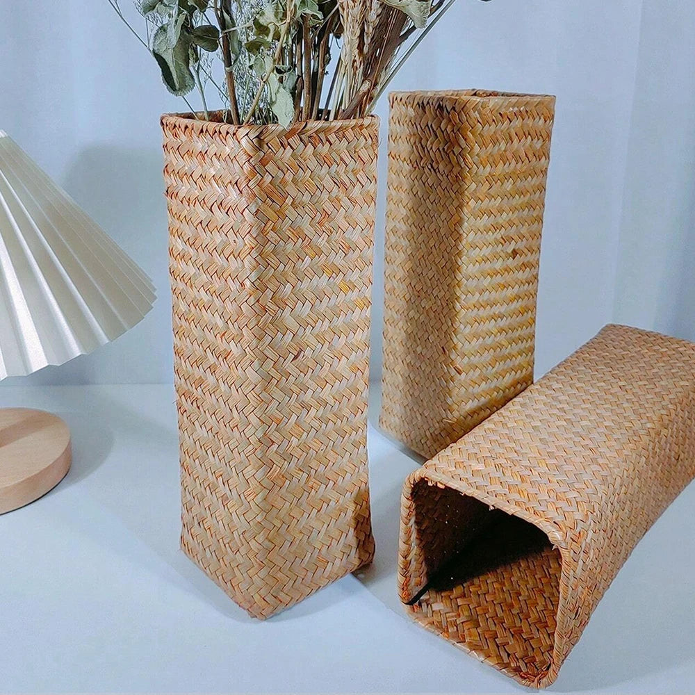 Woven Nature Decorative Vase