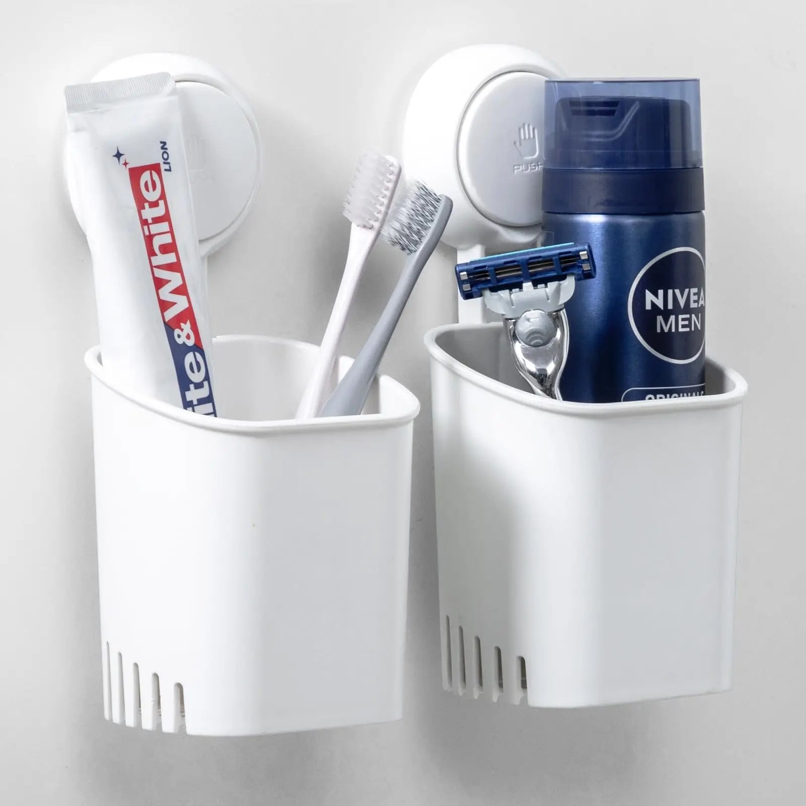 LuminiDry™ Self-Draining Bathroom Organizer