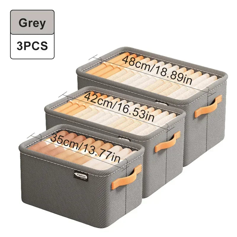 LuminiFold™ Fabric Storage Boxes (Set)