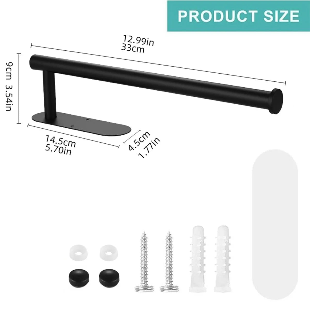 Lumini Hold™ Minimalist Toilet Paper Holder