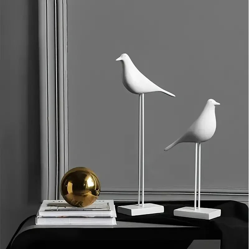 ‌Minimalist Bird Sculpture Decor