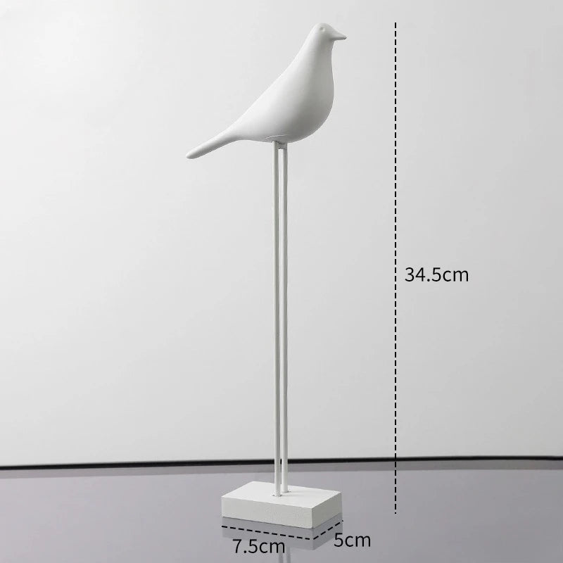 ‌Minimalist Bird Sculpture Decor