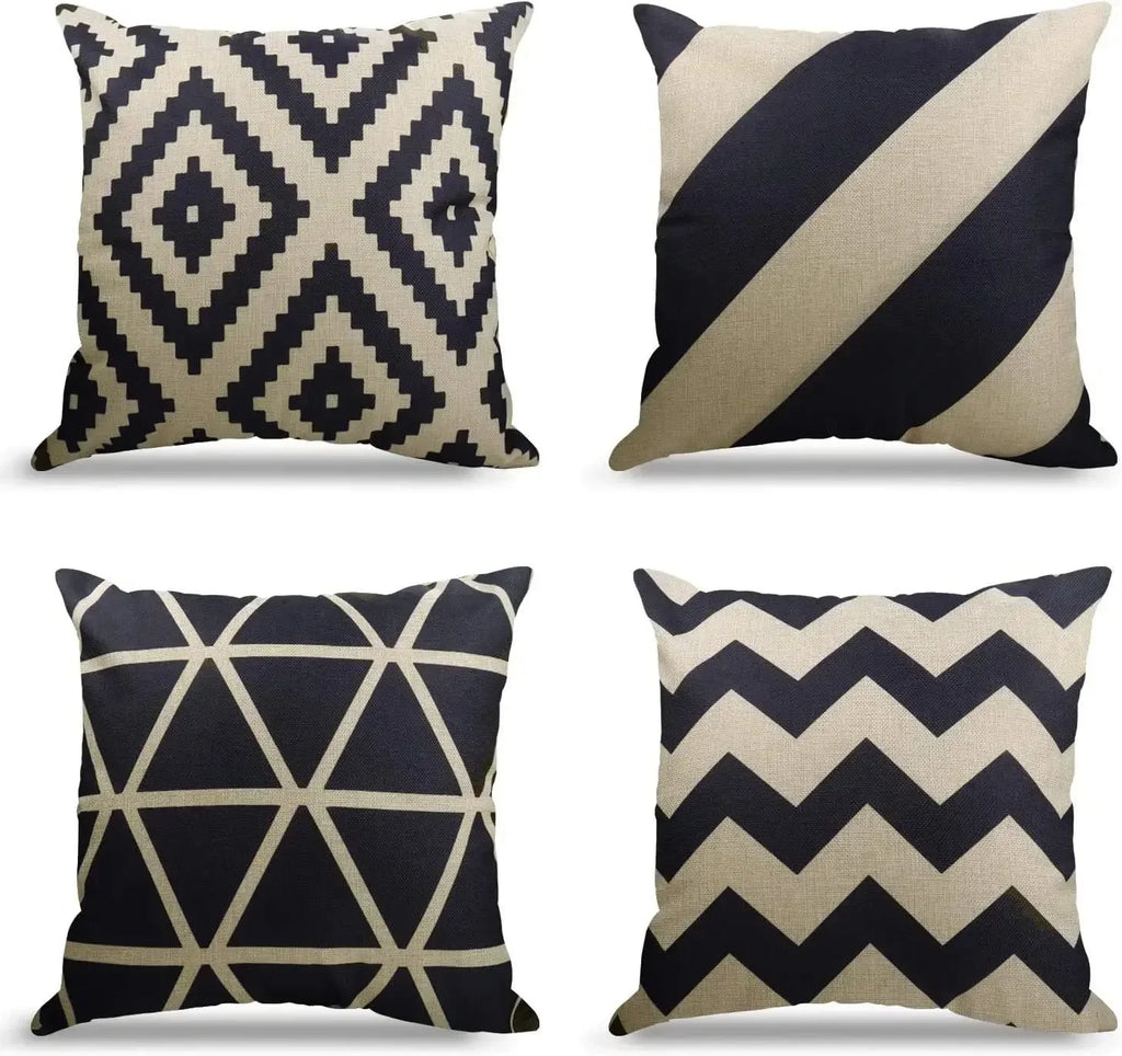 Nordic Contrast Cushion Cover Set