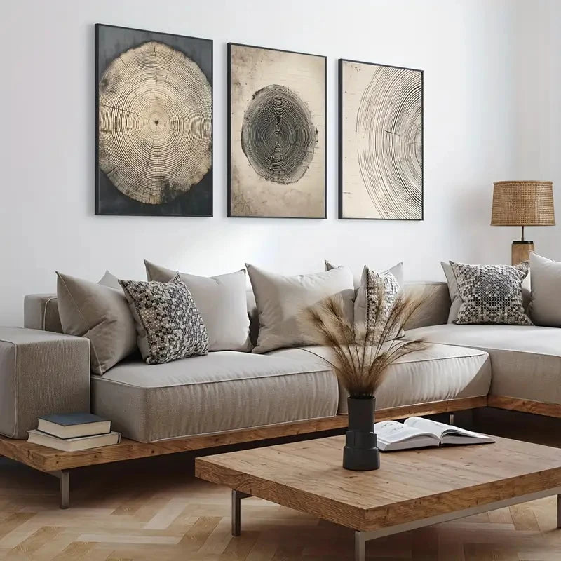 Earthline Abstract Wall Art Set