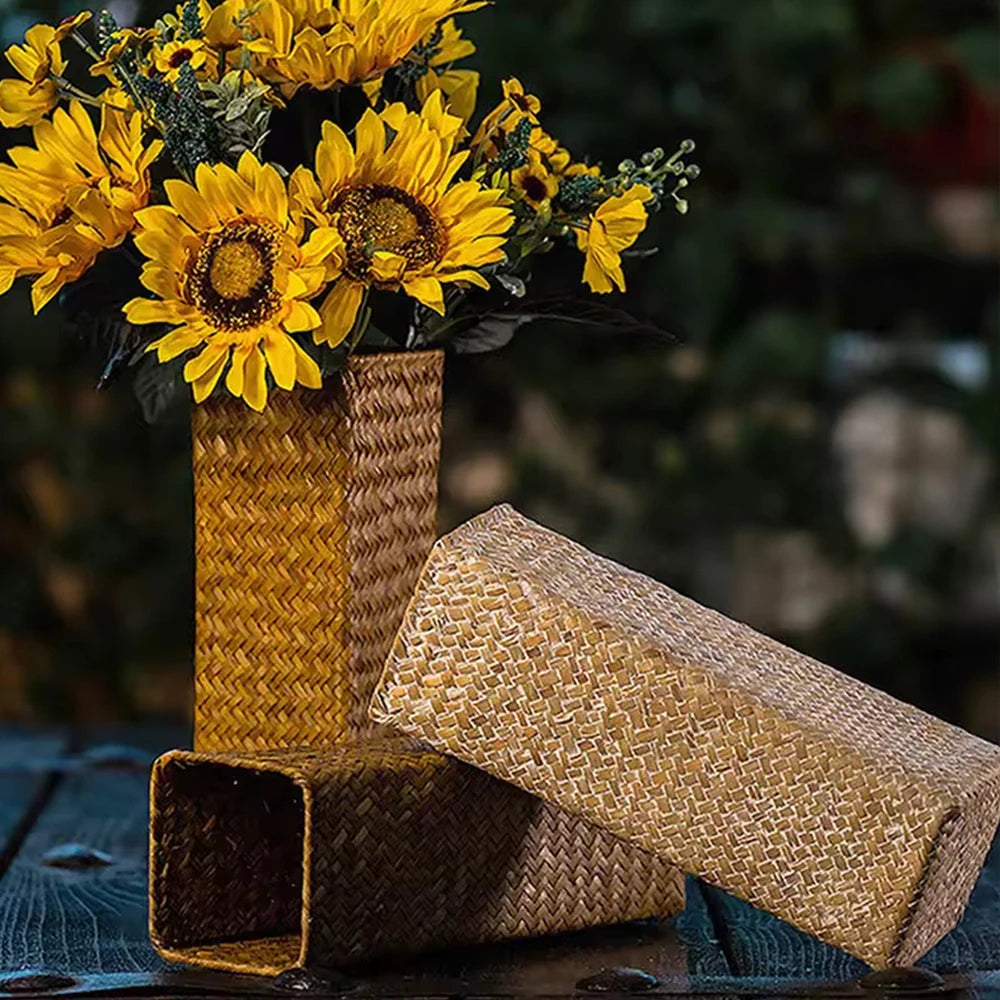 Woven Nature Decorative Vase