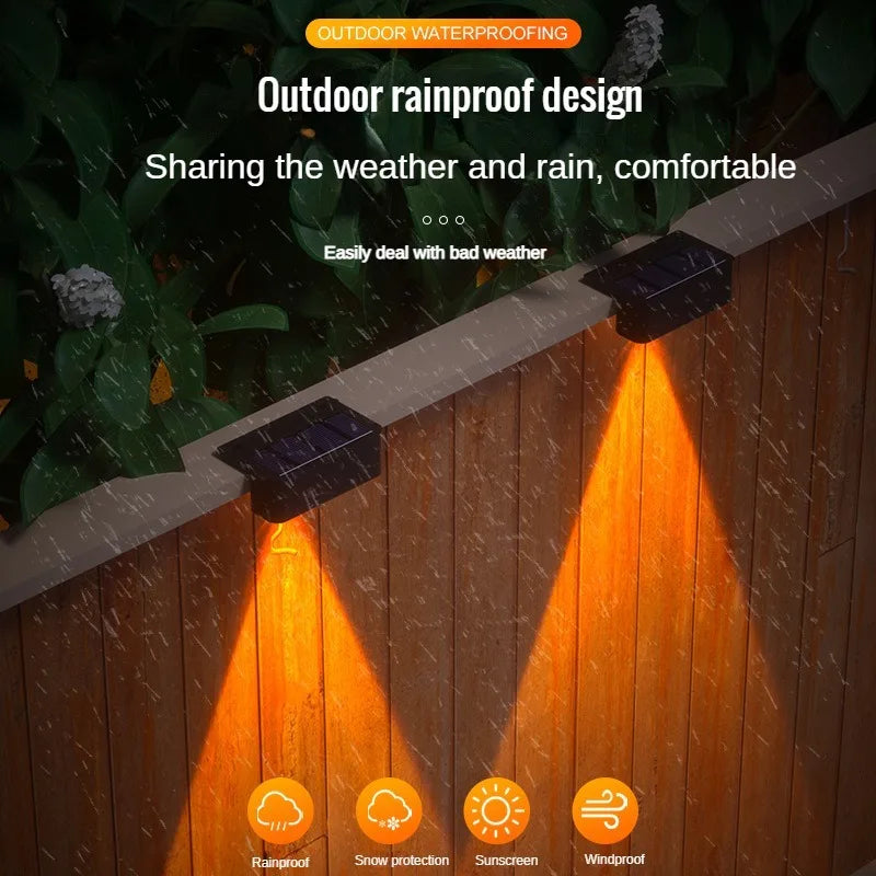 Lumini™ SolarGlow Outdoor Wall Light