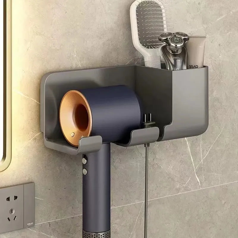 AeroDock™ Wall-Mounted Hair Dryer Holder