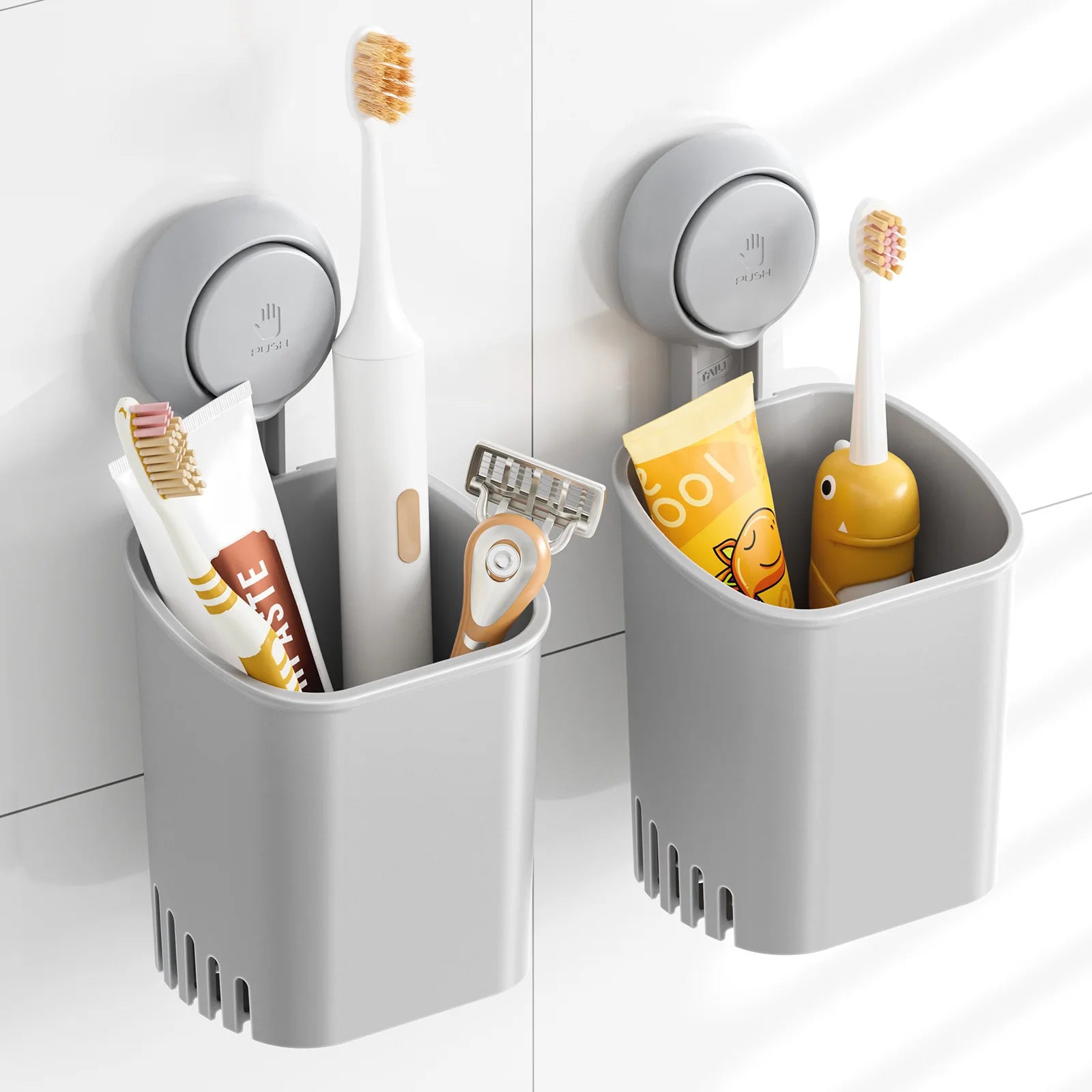 LuminiDry™ Self-Draining Bathroom Organizer