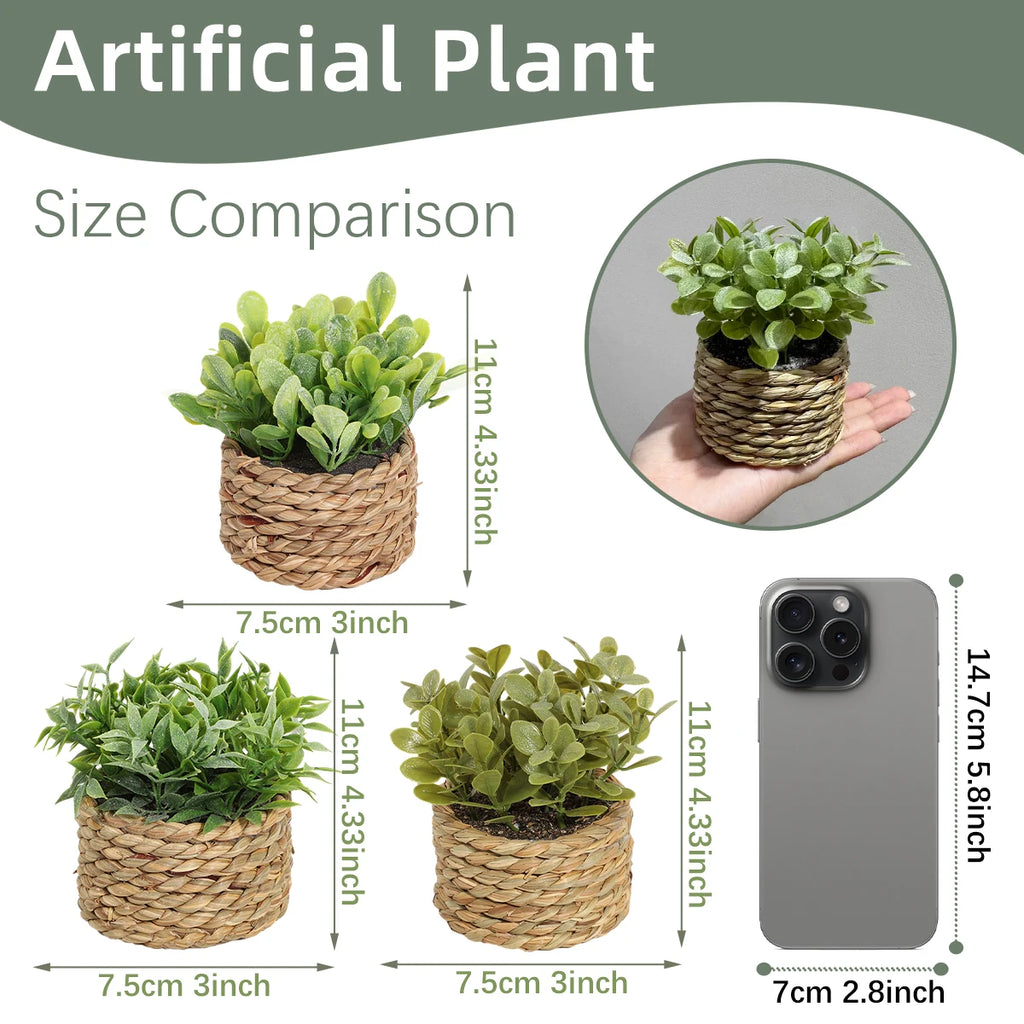 LuminiLeaf™ Woven Artificial Plant