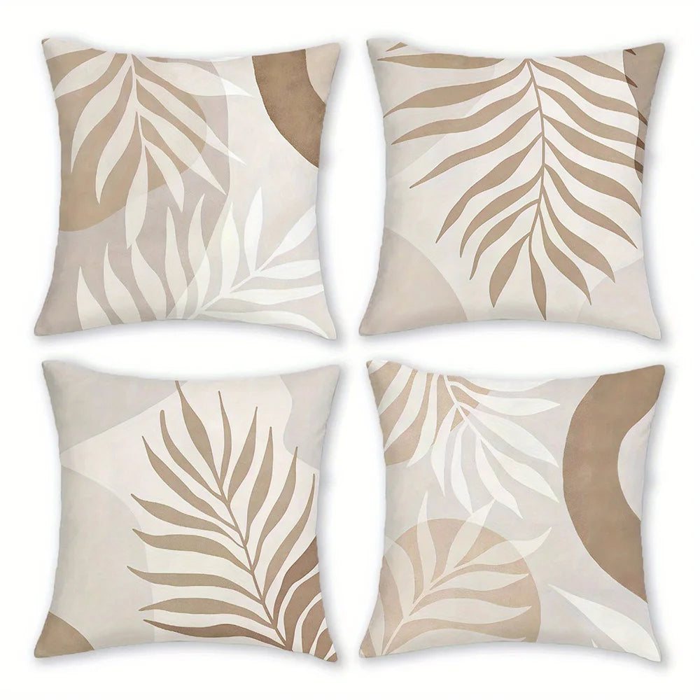 SoftLeaf Neutral Cushion Cover Set
