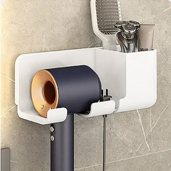 AeroDock™ Wall-Mounted Hair Dryer Holder