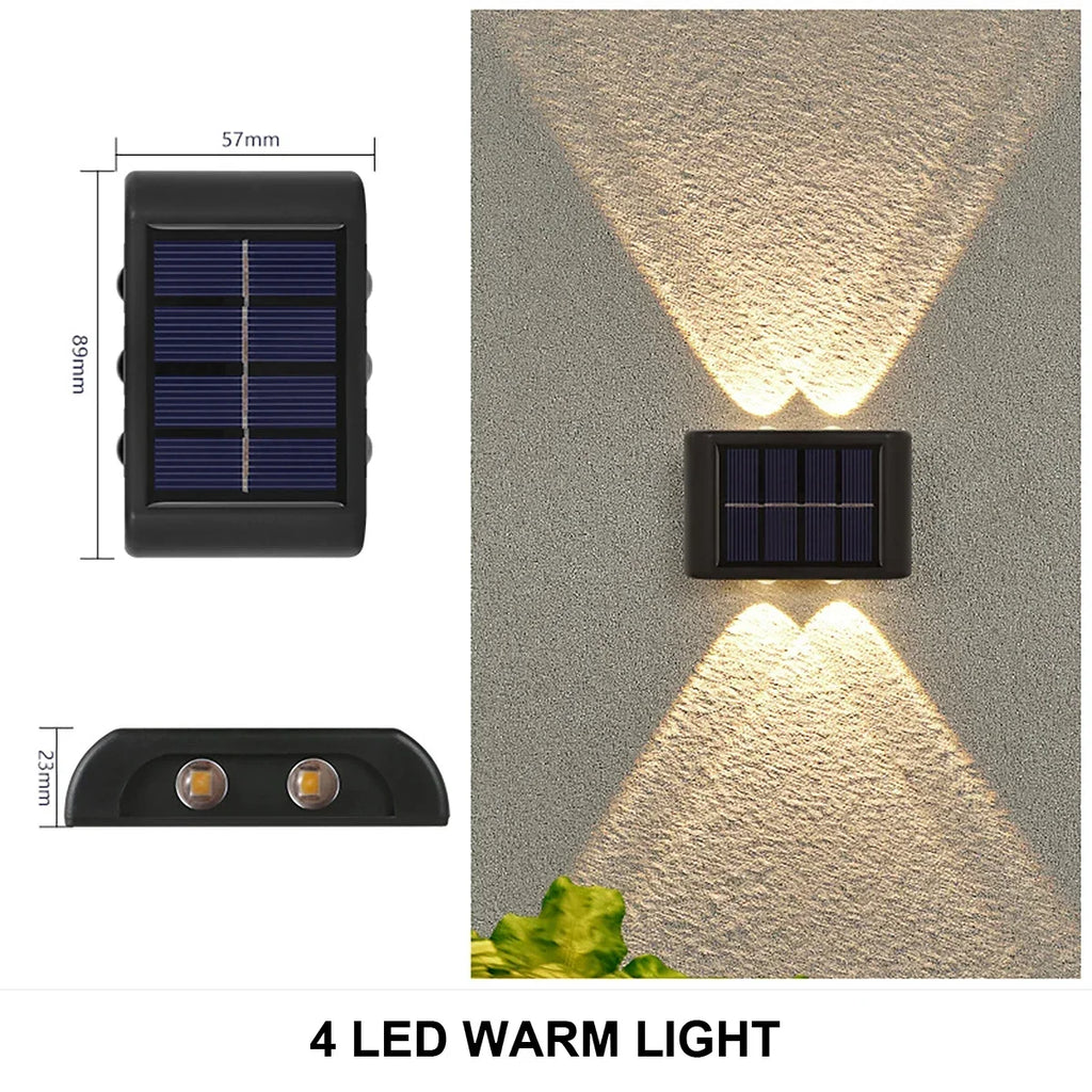 SolarGlow™ LED Wall Light