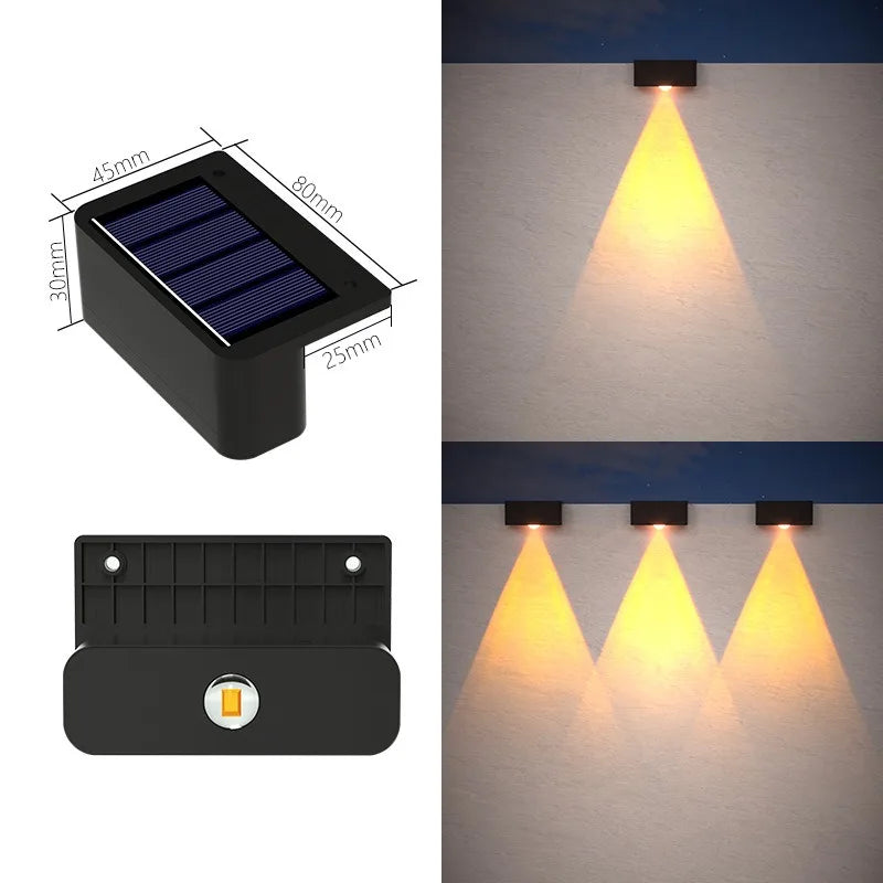 Lumini™ SolarGlow Outdoor Wall Light