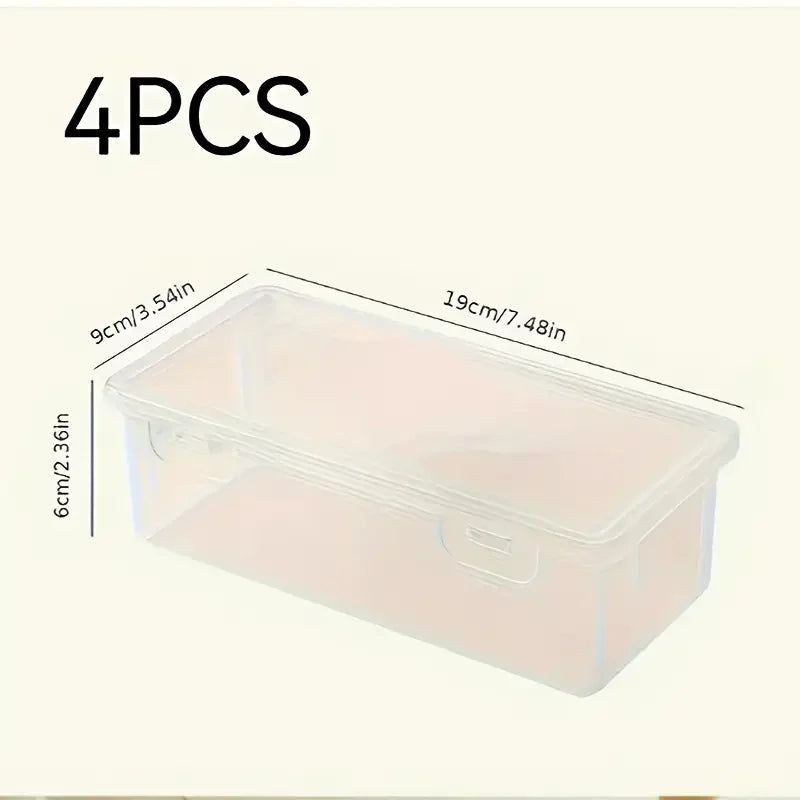 ClearStack™ Pencil & Marker Storage Box (4-Pack)