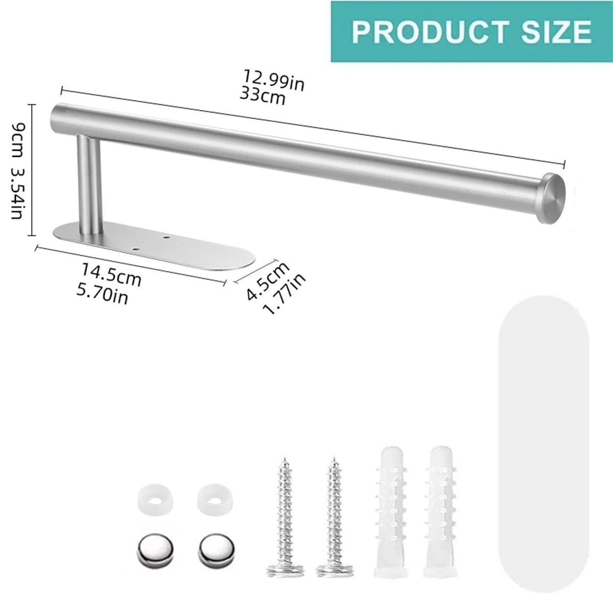 Lumini Hold™ Minimalist Toilet Paper Holder