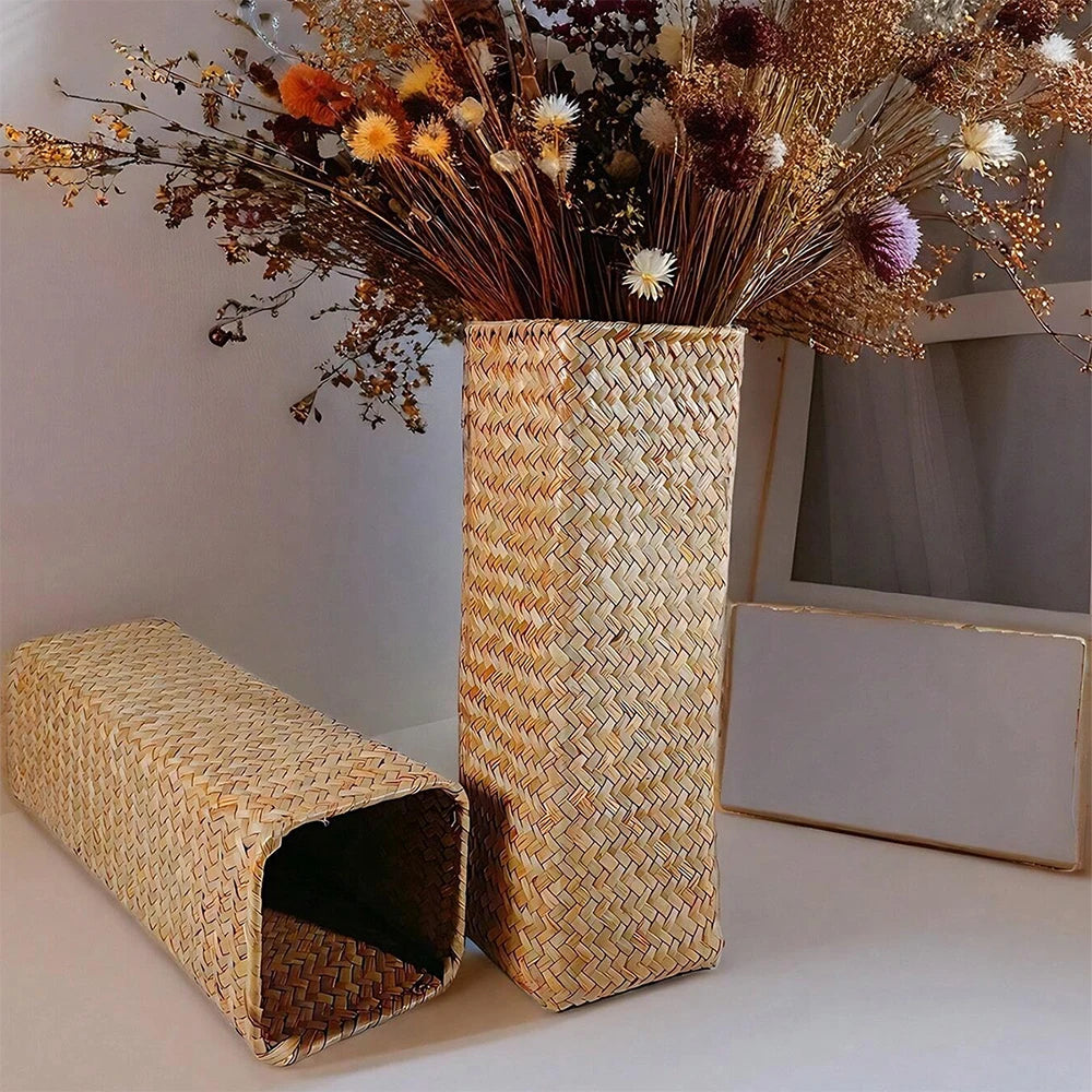 Woven Nature Decorative Vase