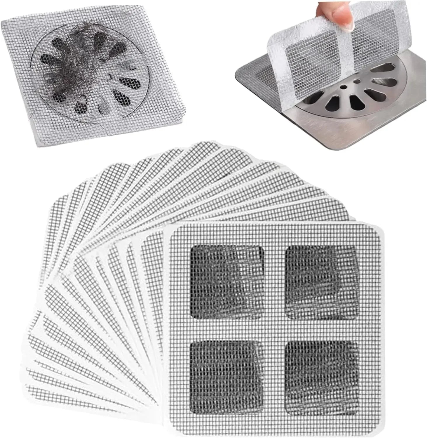 Disposable Drain Hair Catcher Mesh Stickers.