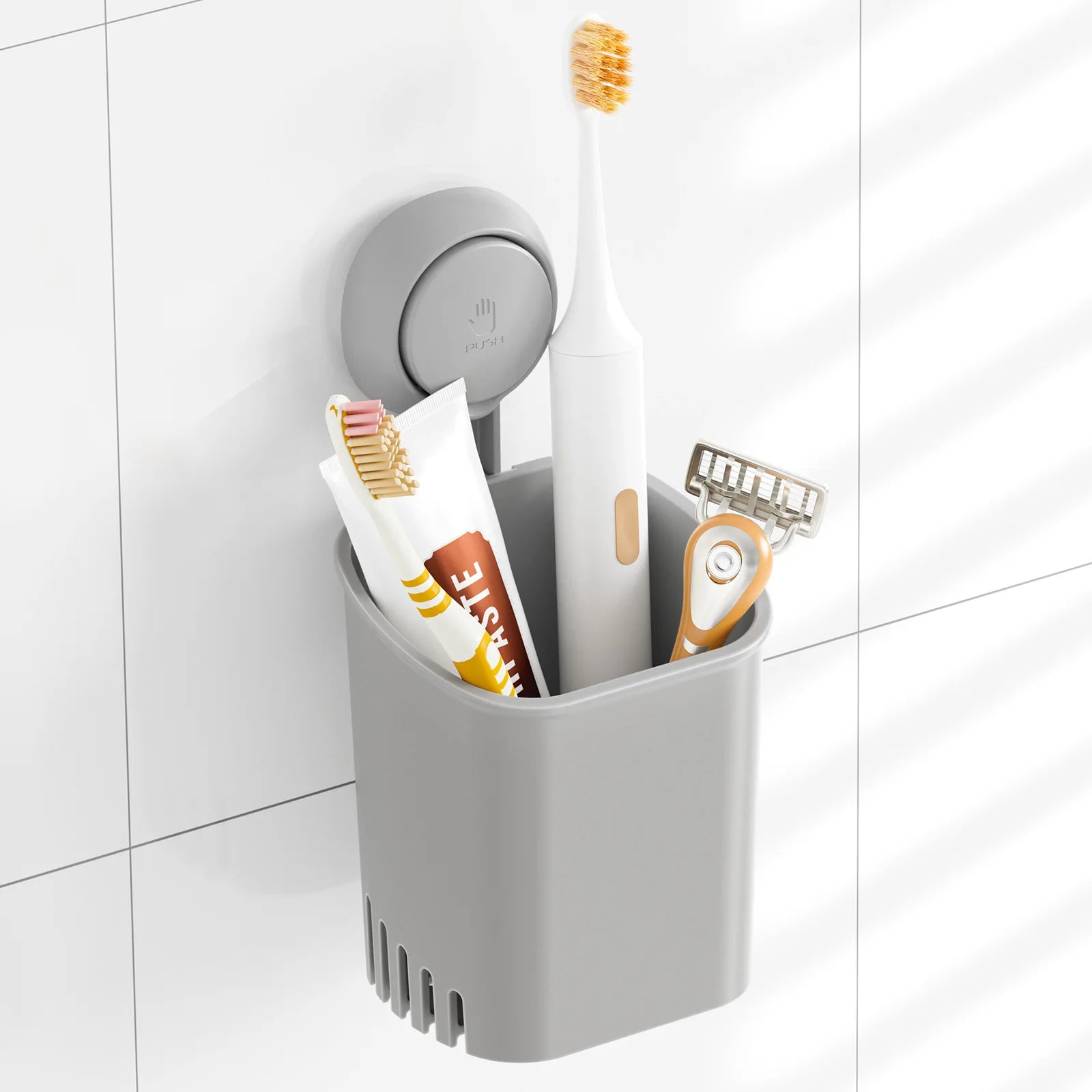 LuminiDry™ Self-Draining Bathroom Organizer