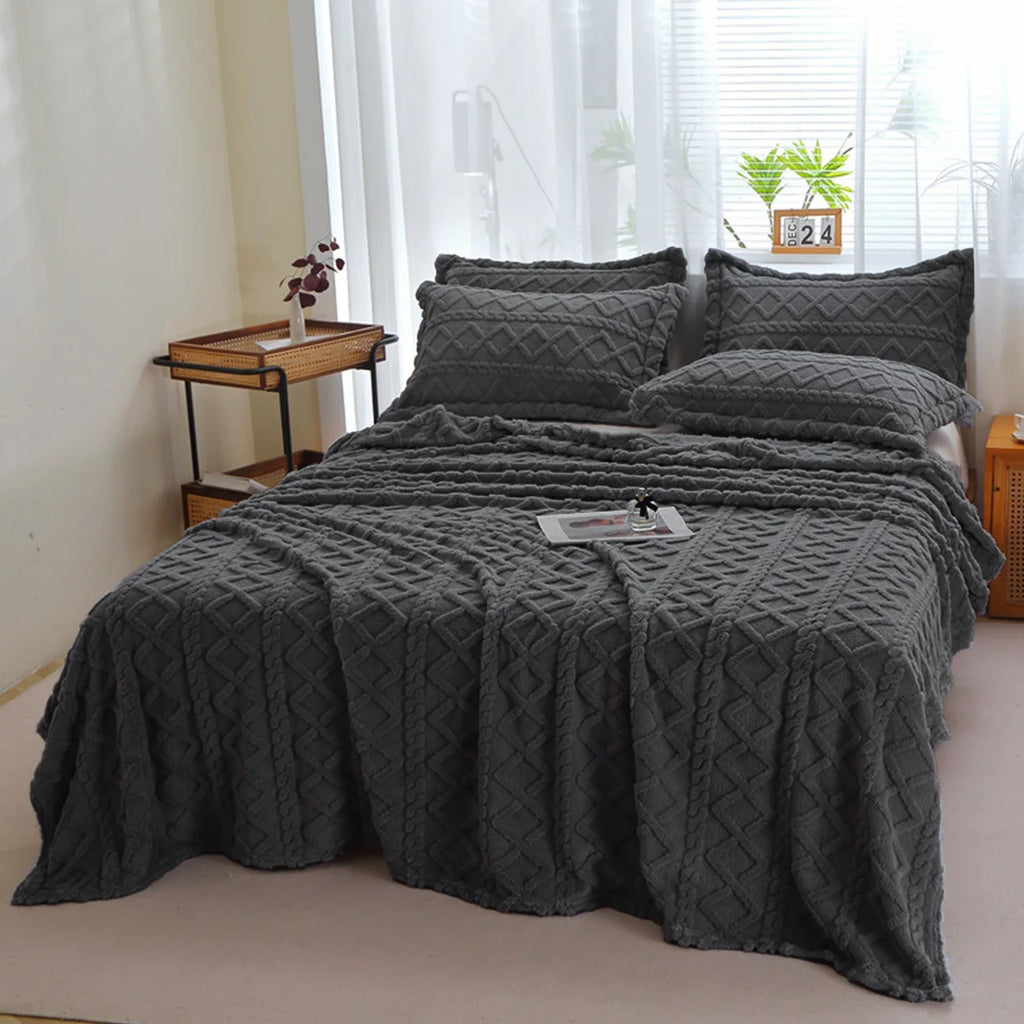 Ultra-Soft 3D Plush Fleece Blanket
