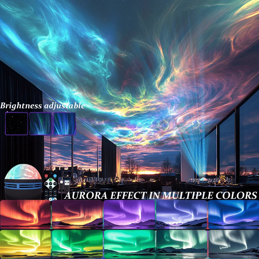 AuroraSphere™ Galaxy Projector Light