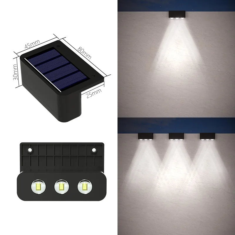 Lumini™ SolarGlow Outdoor Wall Light