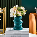 Sculpted Wave Decorative Vase