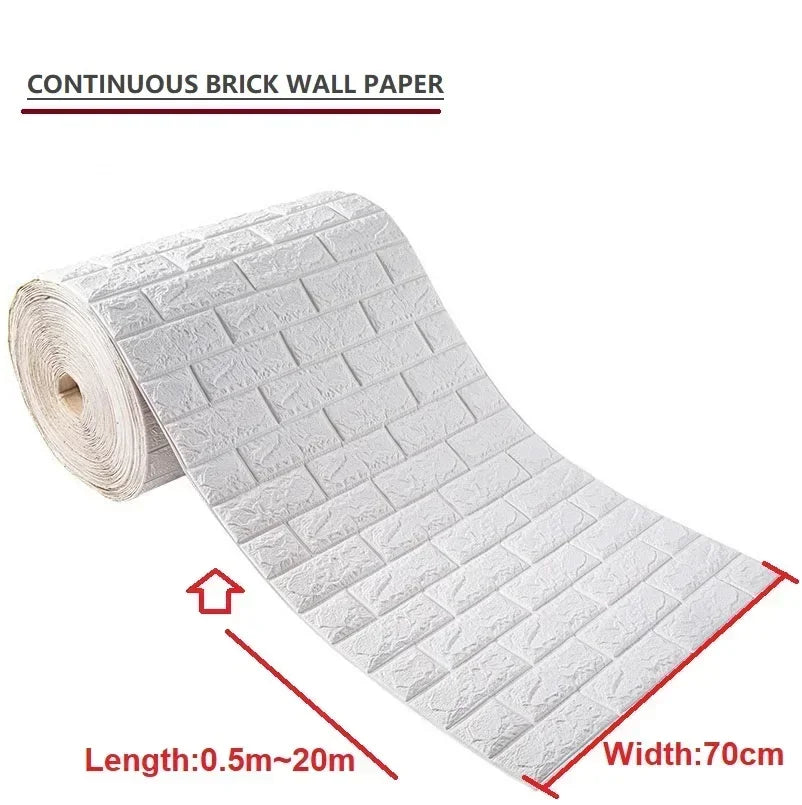 BrickEase™ 3D Peel & Stick Wall Panels