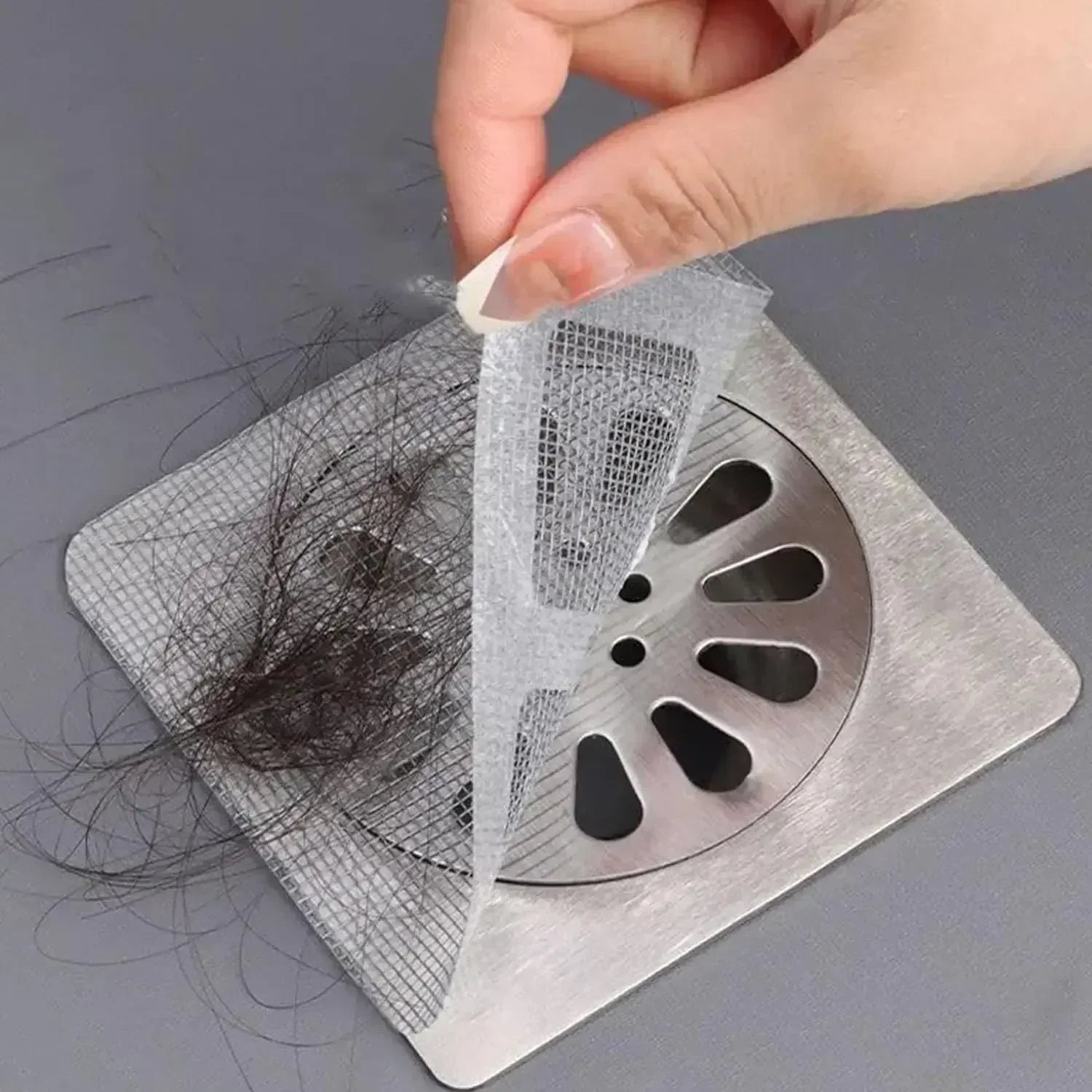 Disposable Drain Hair Catcher Mesh Stickers.