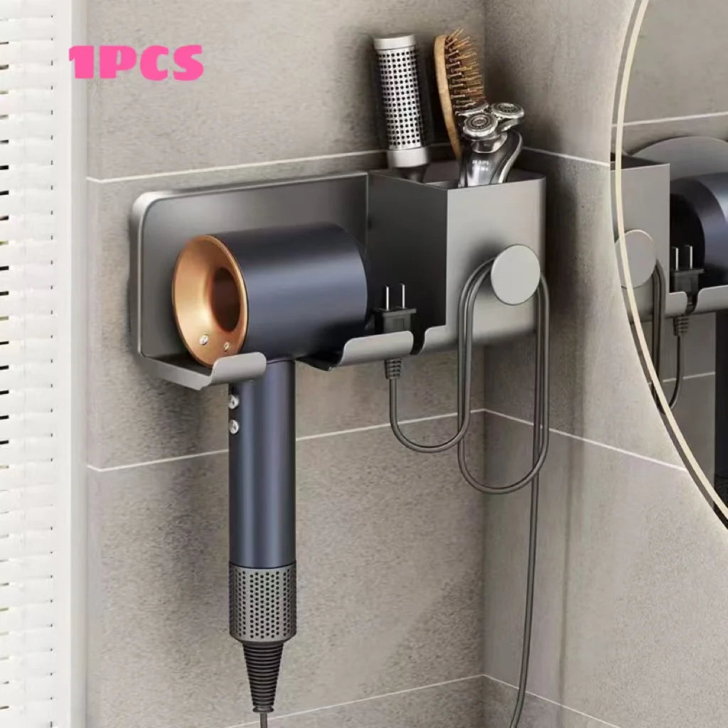 AeroDock™ Wall-Mounted Hair Dryer Holder