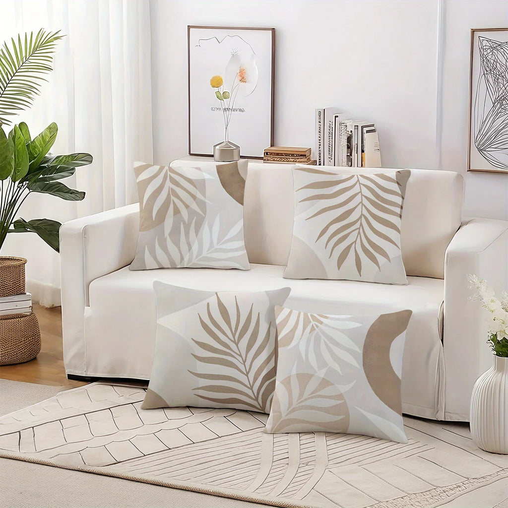 SoftLeaf Neutral Cushion Cover Set