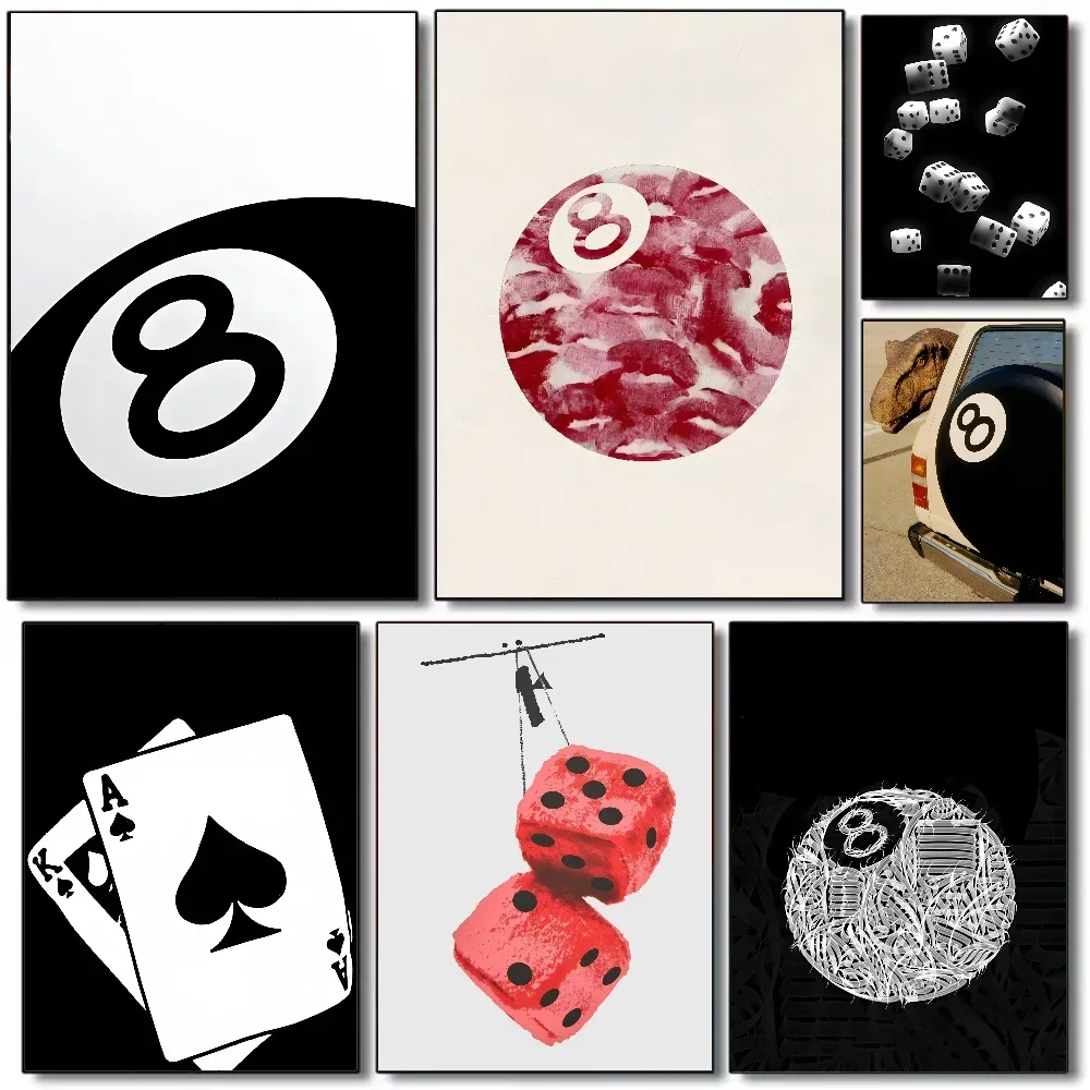 Lucky Eight Casino Wall Art Prints