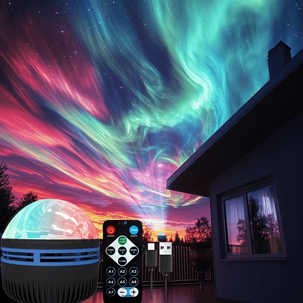 AuroraSphere™ Galaxy Projector Light