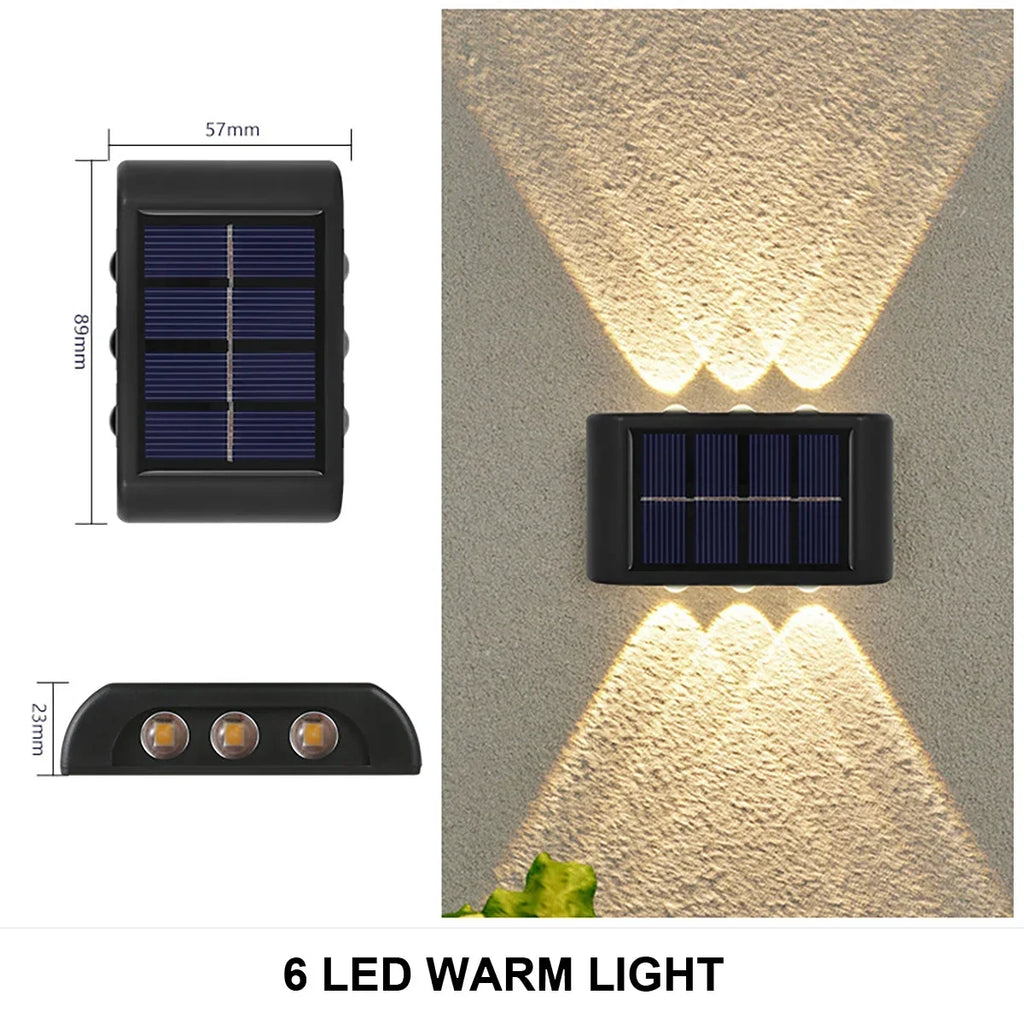 SolarGlow™ LED Wall Light