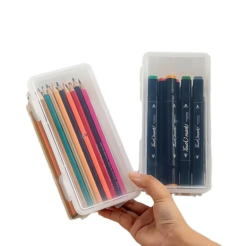 ClearStack™ Pencil & Marker Storage Box (4-Pack)