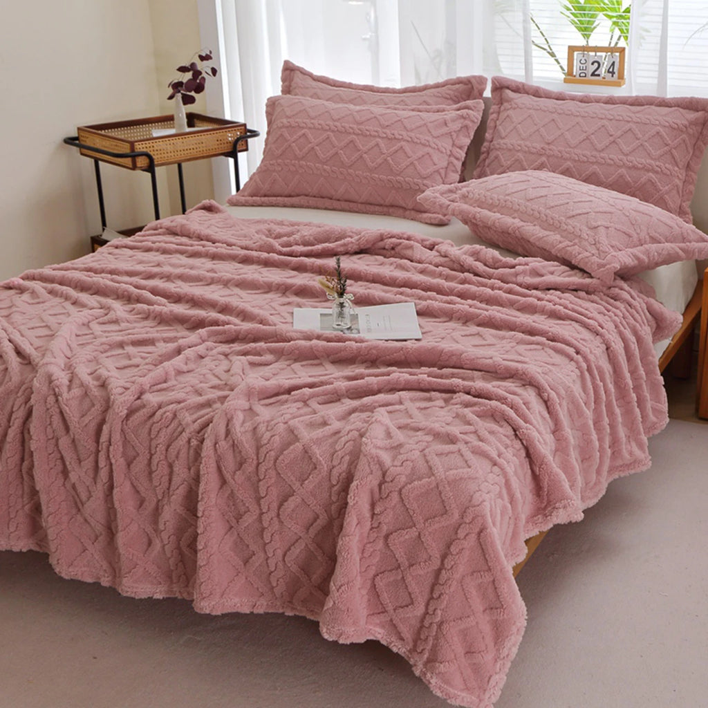 Ultra-Soft 3D Plush Fleece Blanket