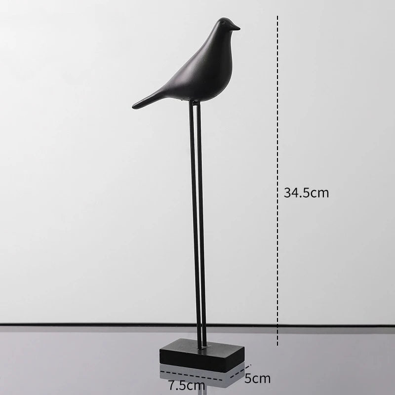 ‌Minimalist Bird Sculpture Decor