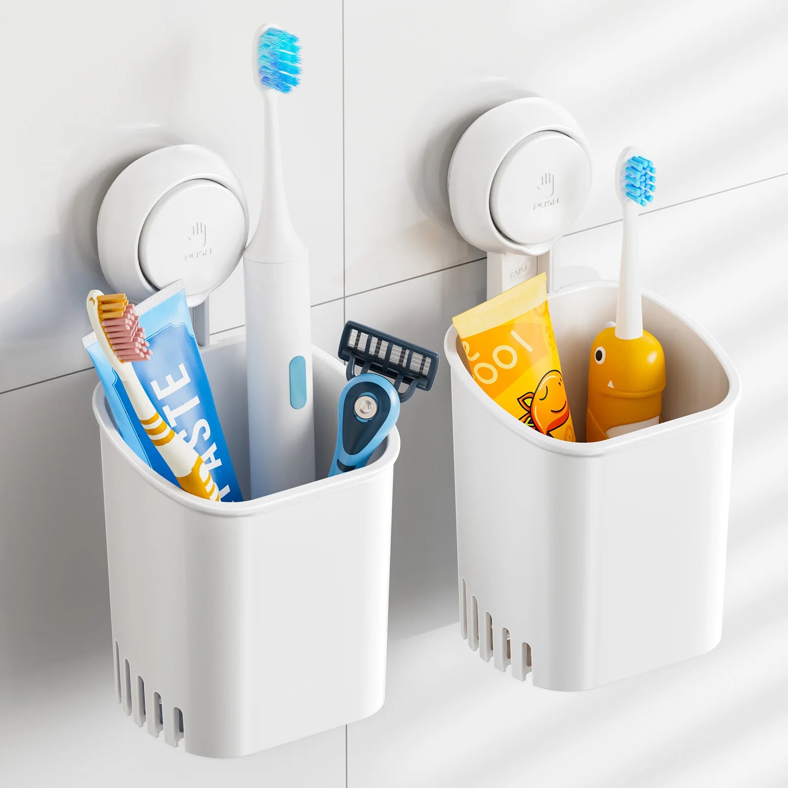 LuminiDry™ Self-Draining Bathroom Organizer