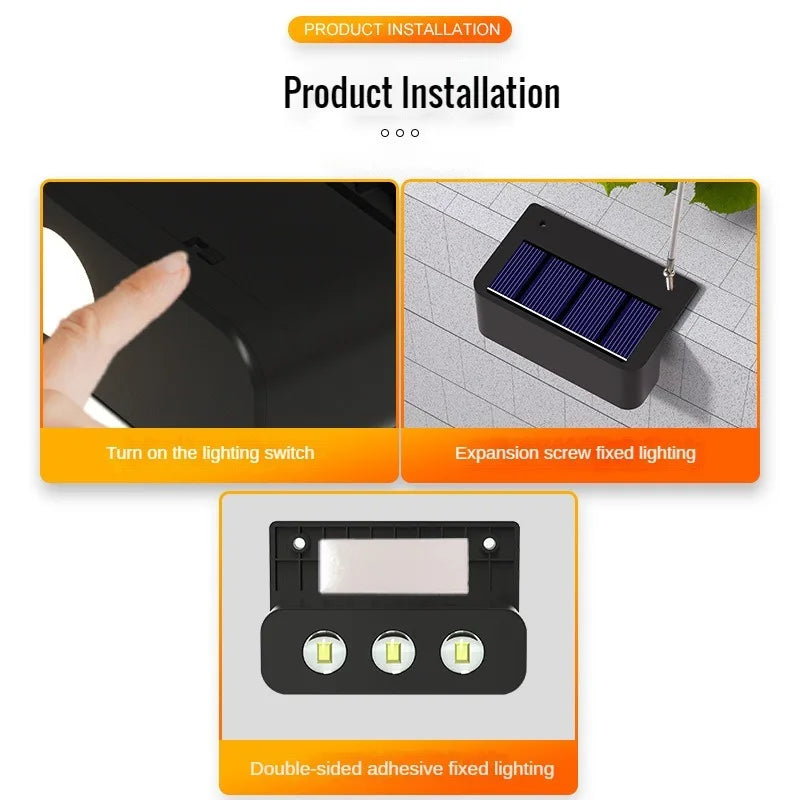 Lumini™ SolarGlow Outdoor Wall Light