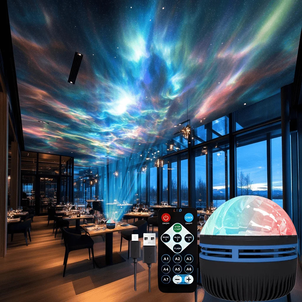 AuroraSphere™ Galaxy Projector Light