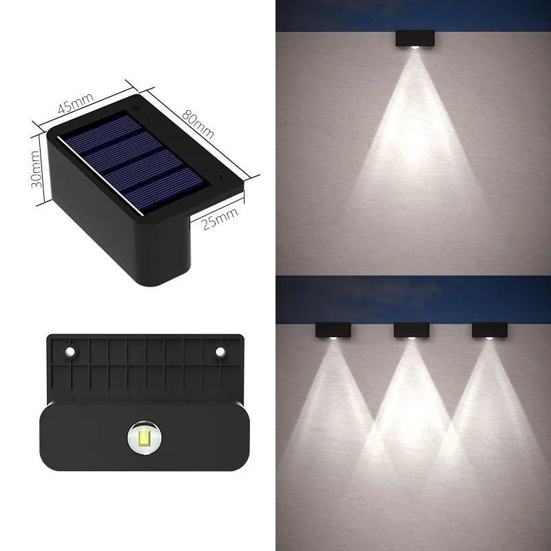 Lumini™ SolarGlow Outdoor Wall Light