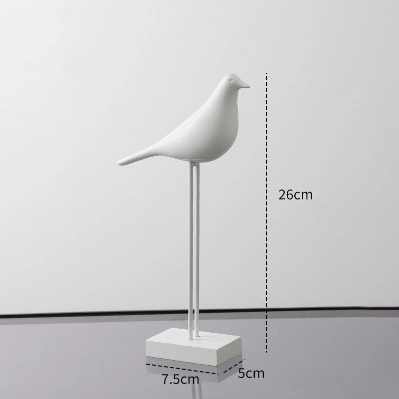 ‌Minimalist Bird Sculpture Decor