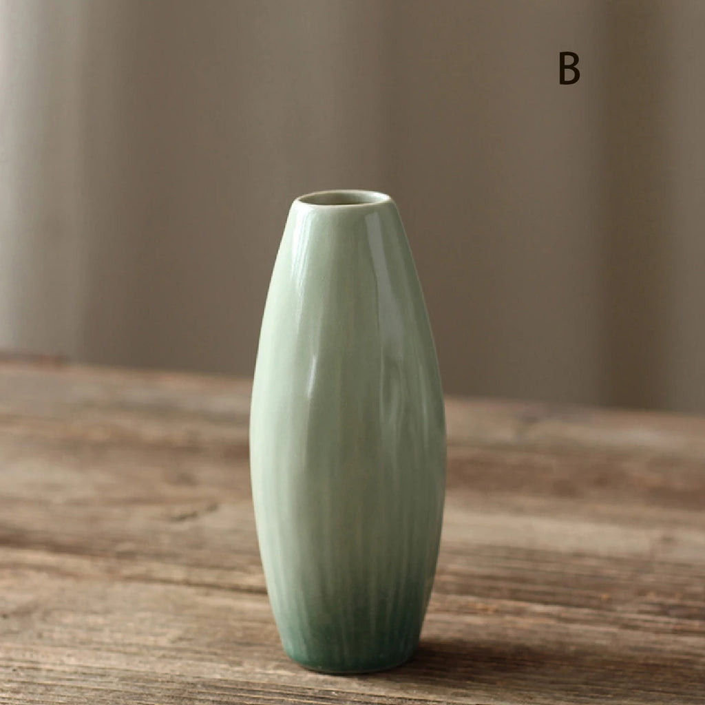 Serene Form Ceramic Vase Collection
