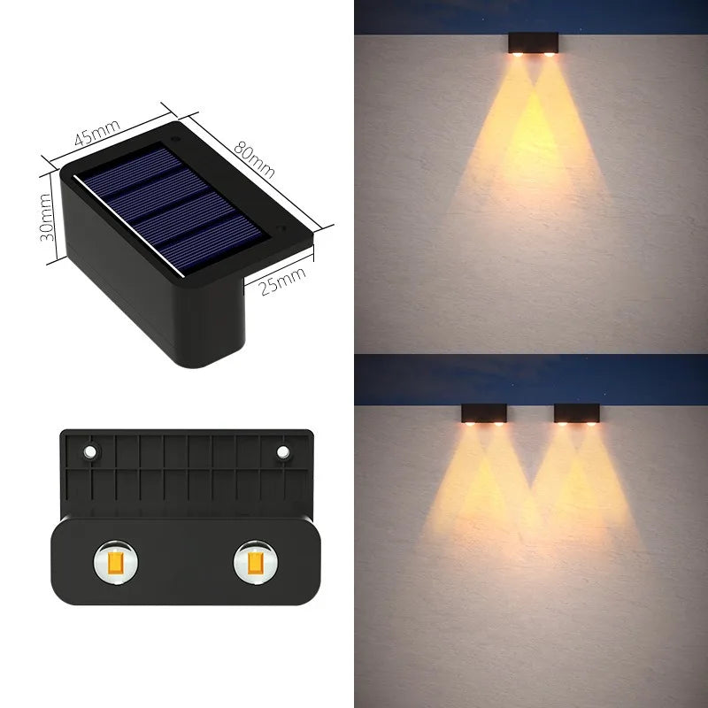 Lumini™ SolarGlow Outdoor Wall Light