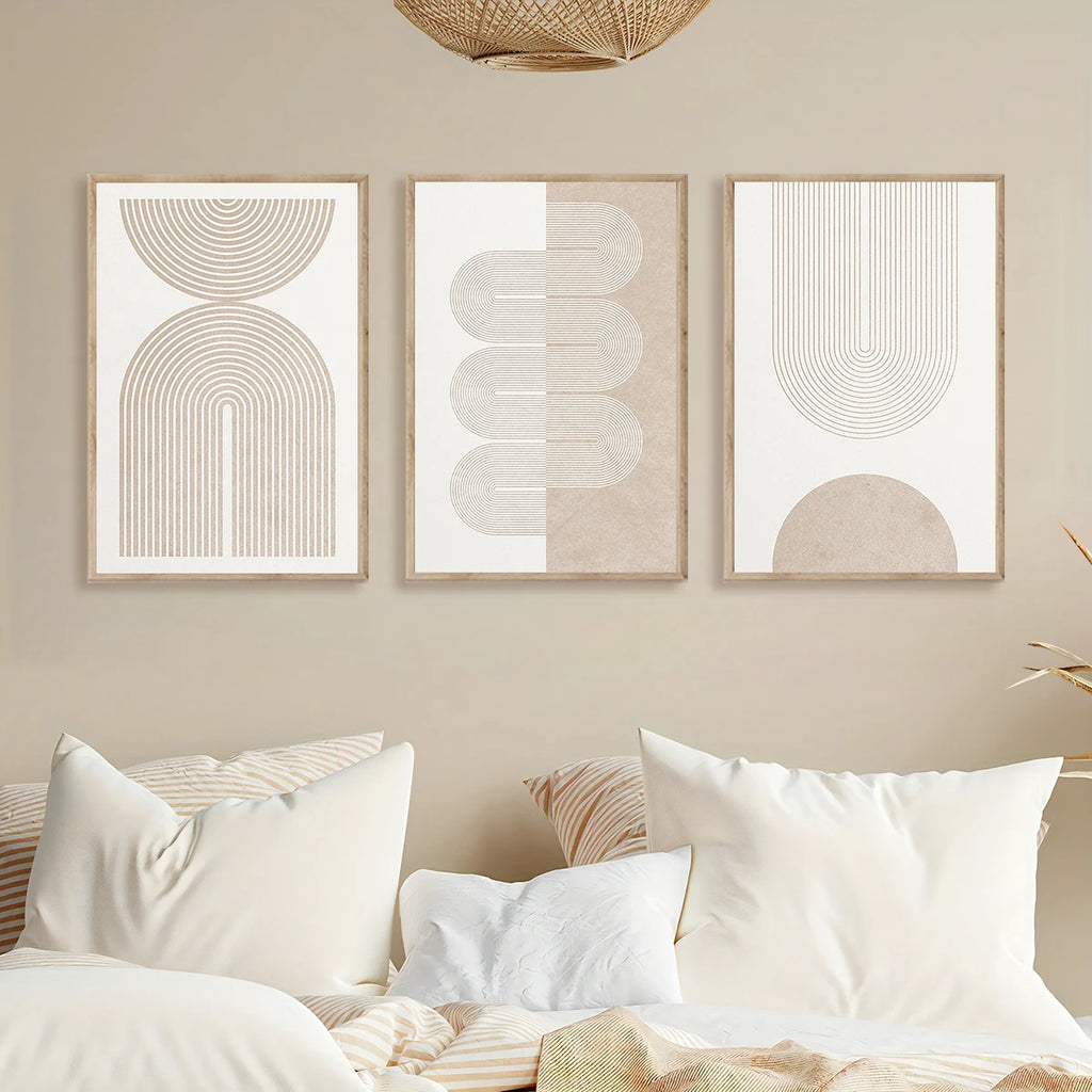 Soft Form Neutral Wall Art Set