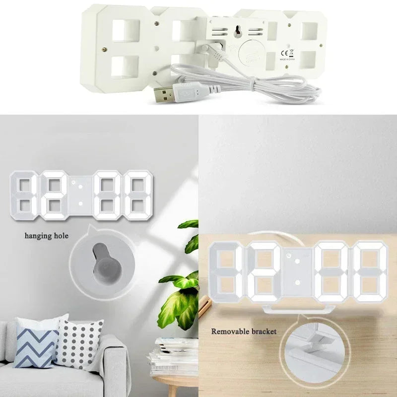 LumiClock™ – Smart LED Digital Desk Clock