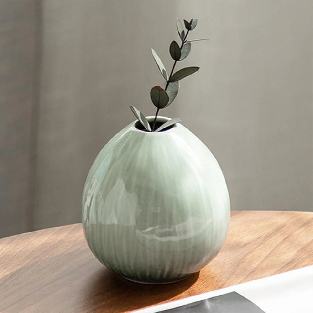 Serene Form Ceramic Vase Collection