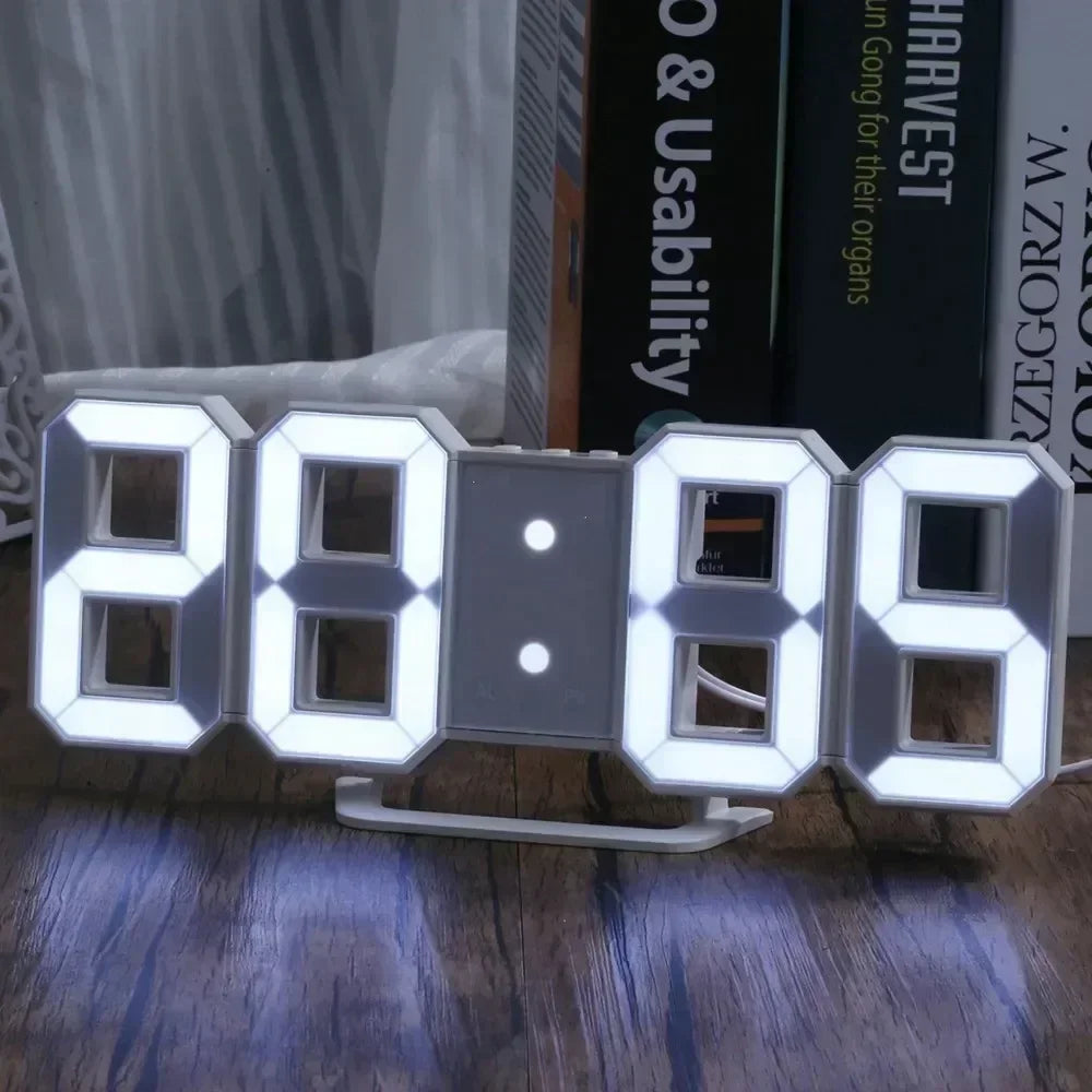 LumiClock™ – Smart LED Digital Desk Clock