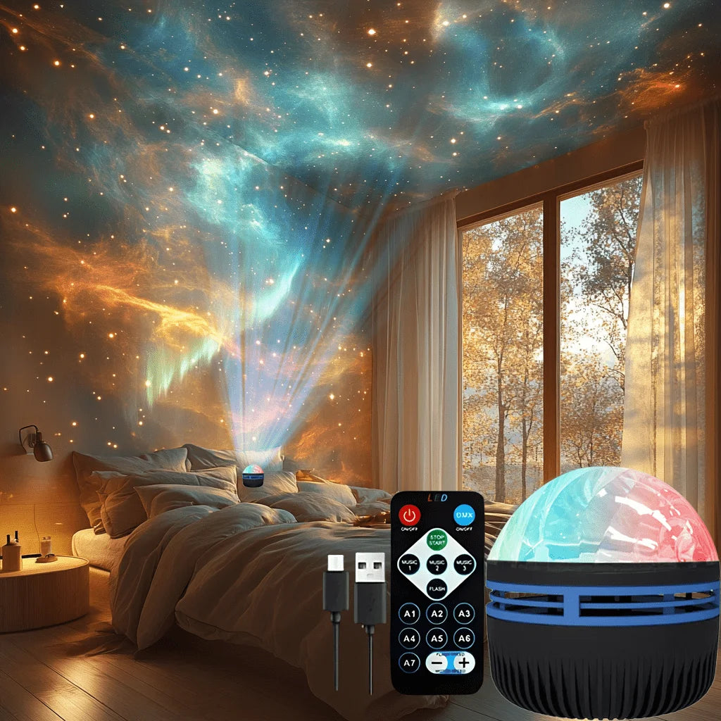 AuroraSphere™ Galaxy Projector Light