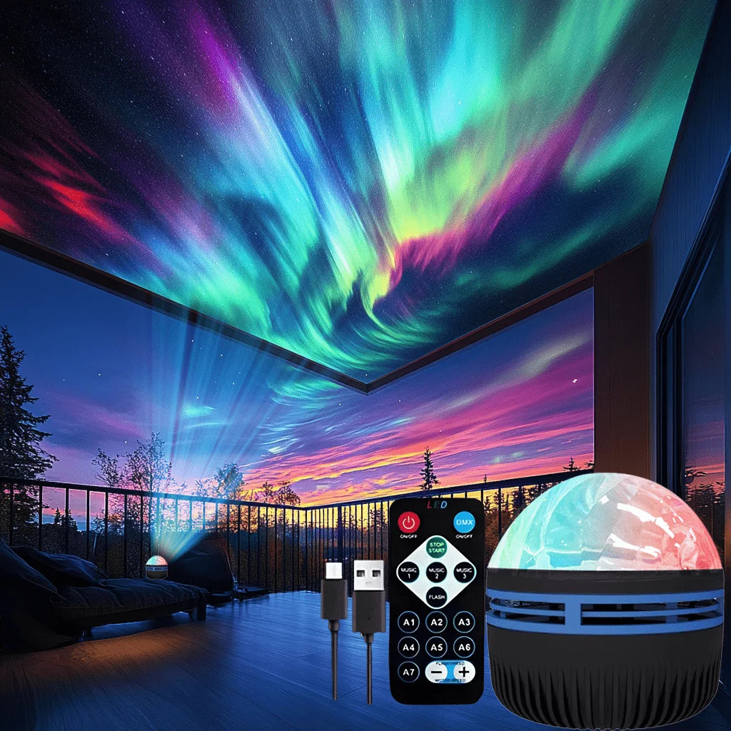 AuroraSphere™ Galaxy Projector Light